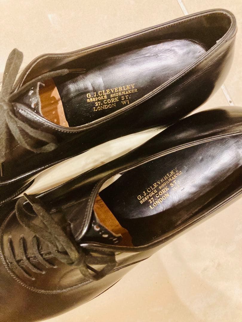 コークストリート時代のジョージクレバリー　ビスポークオックスフォード