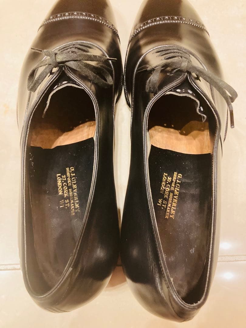 コークストリート時代のジョージクレバリー　ビスポークオックスフォード