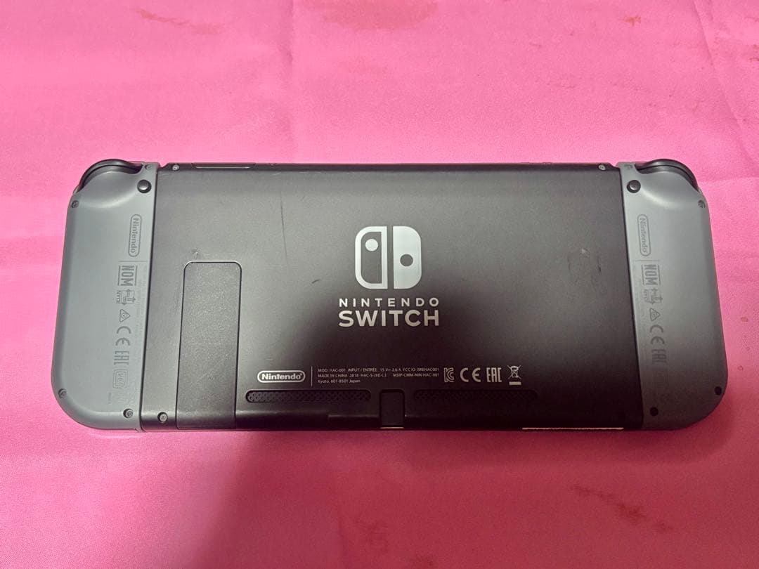 【やや傷や汚れあり】Nintendo Switch グレー microSD付き