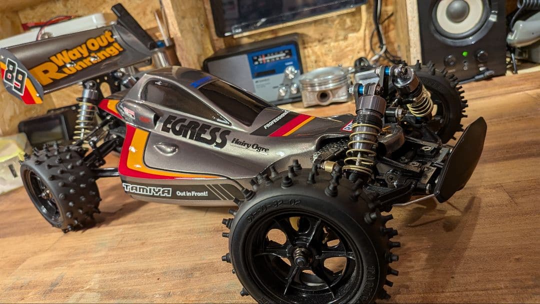 未走行　タミヤイグレス　タイタニウムグレー2液ウレタン塗装