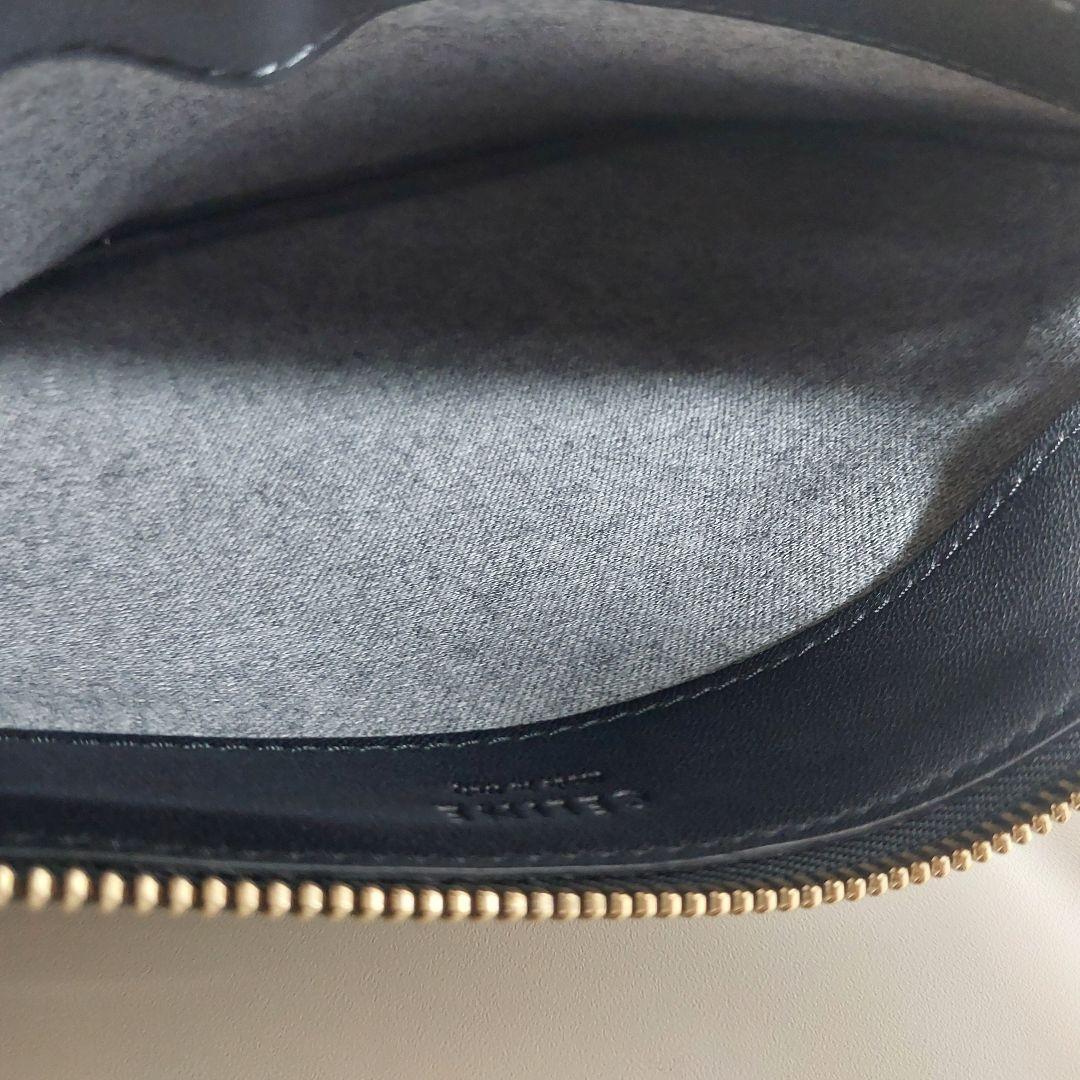 セリーヌ トリオ ラージ ショルダーバッグ レザー ブラック 17145