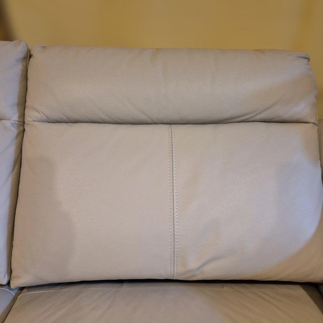 お値下げ　レザーソファー電動リクライニング　2024年購入　2/6まで