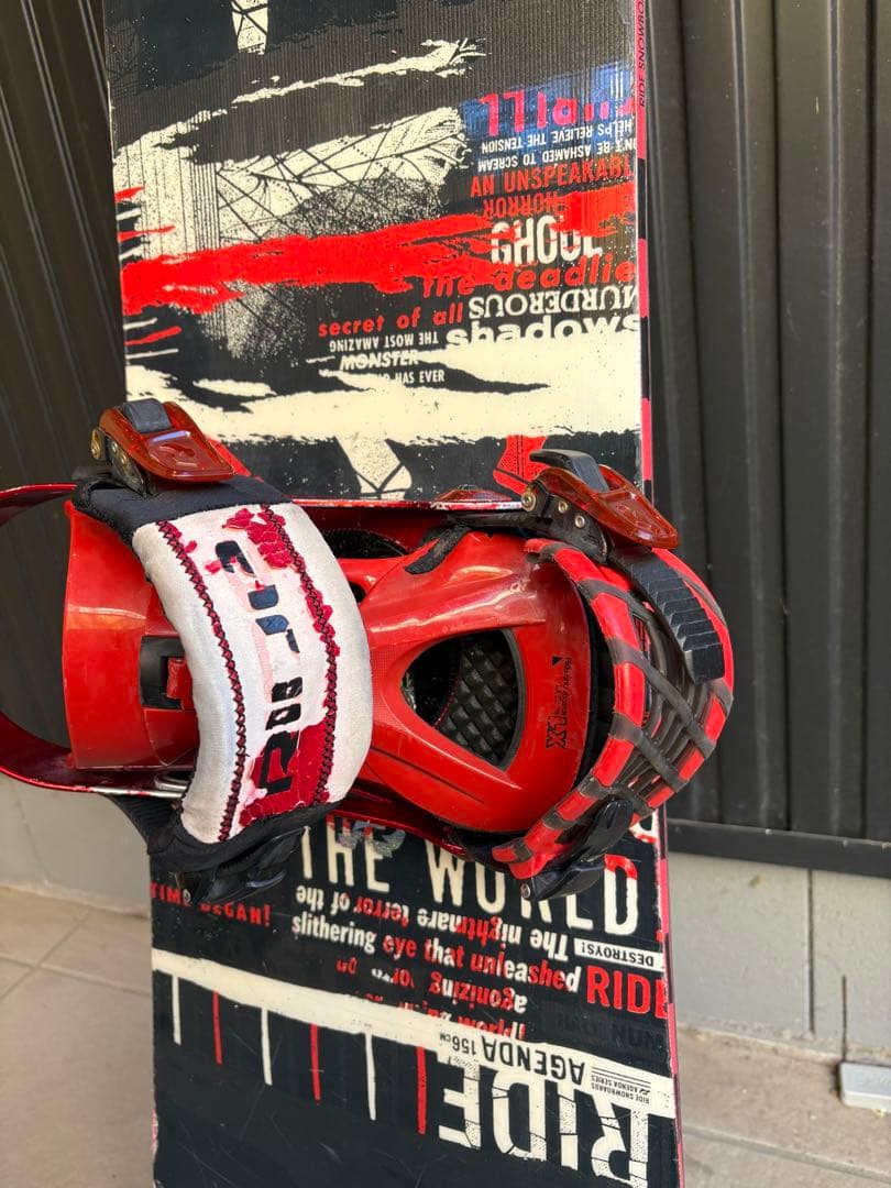 RIDE AGENDA 156cm スノーボード　ビンディングMサイズ