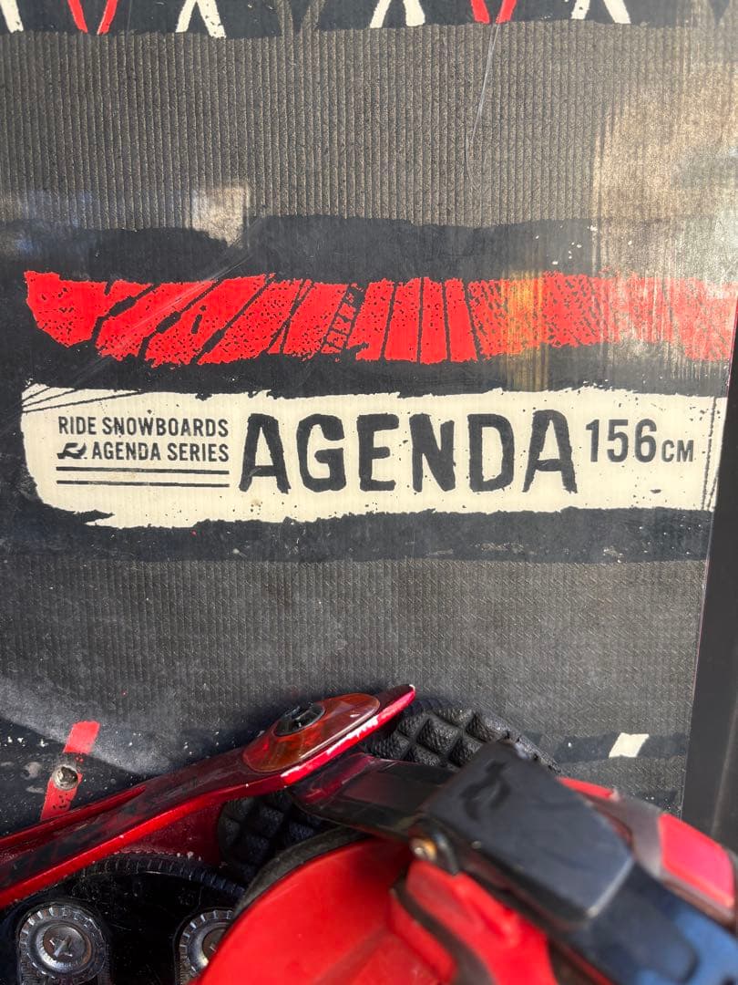 RIDE AGENDA 156cm スノーボード　ビンディングMサイズ