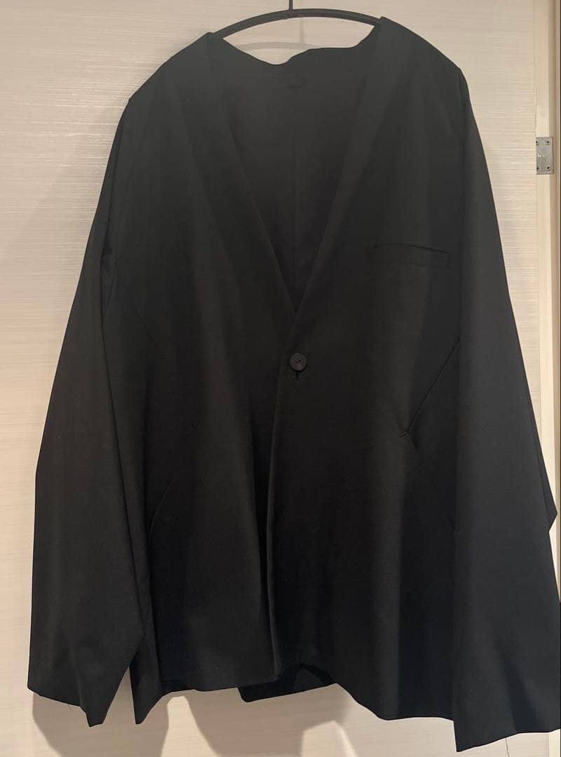 VU ノーカラージャケット サイズ1 ウール100%