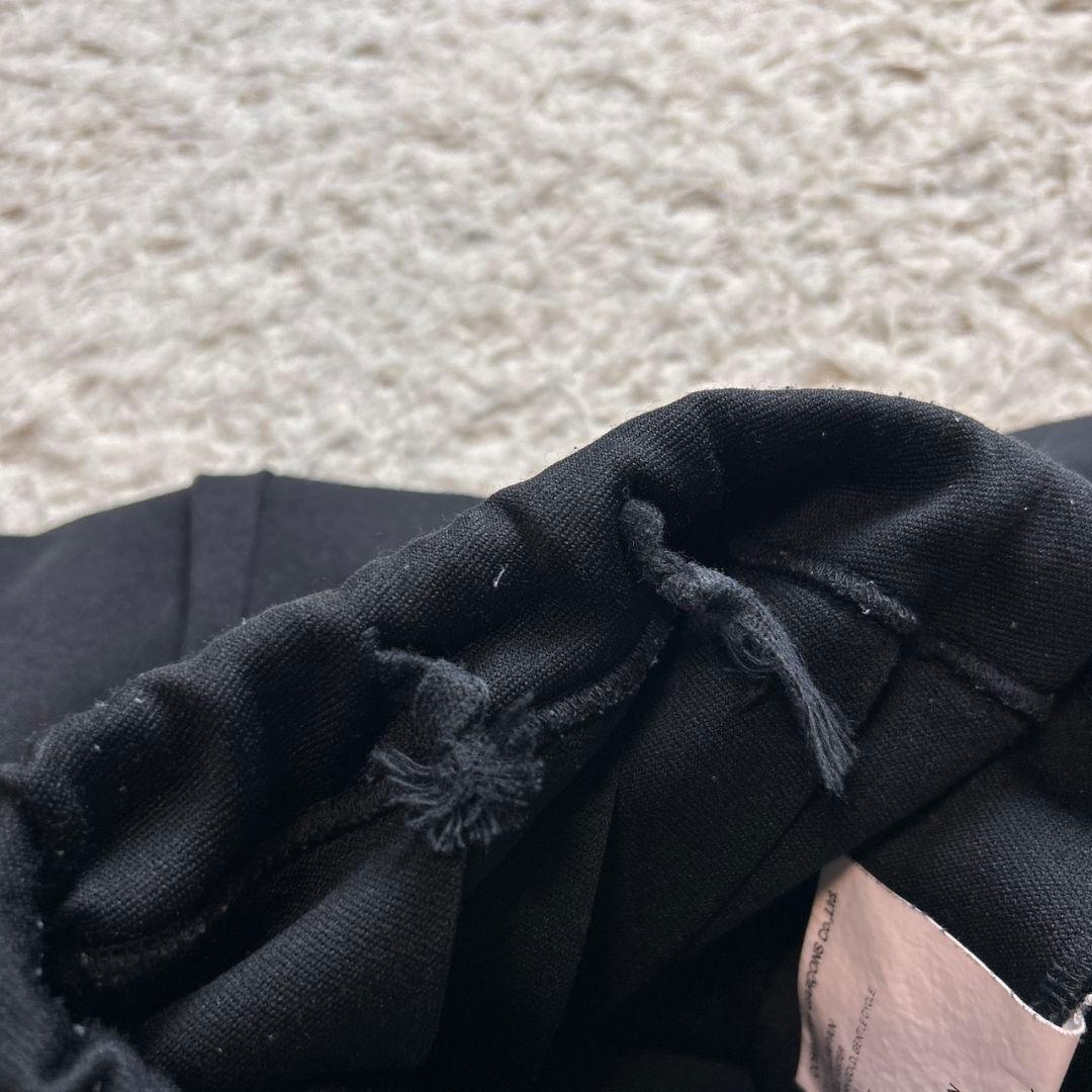 【AD2021】コムデギャルソン プリーツ フレア トラック スカート ブラック