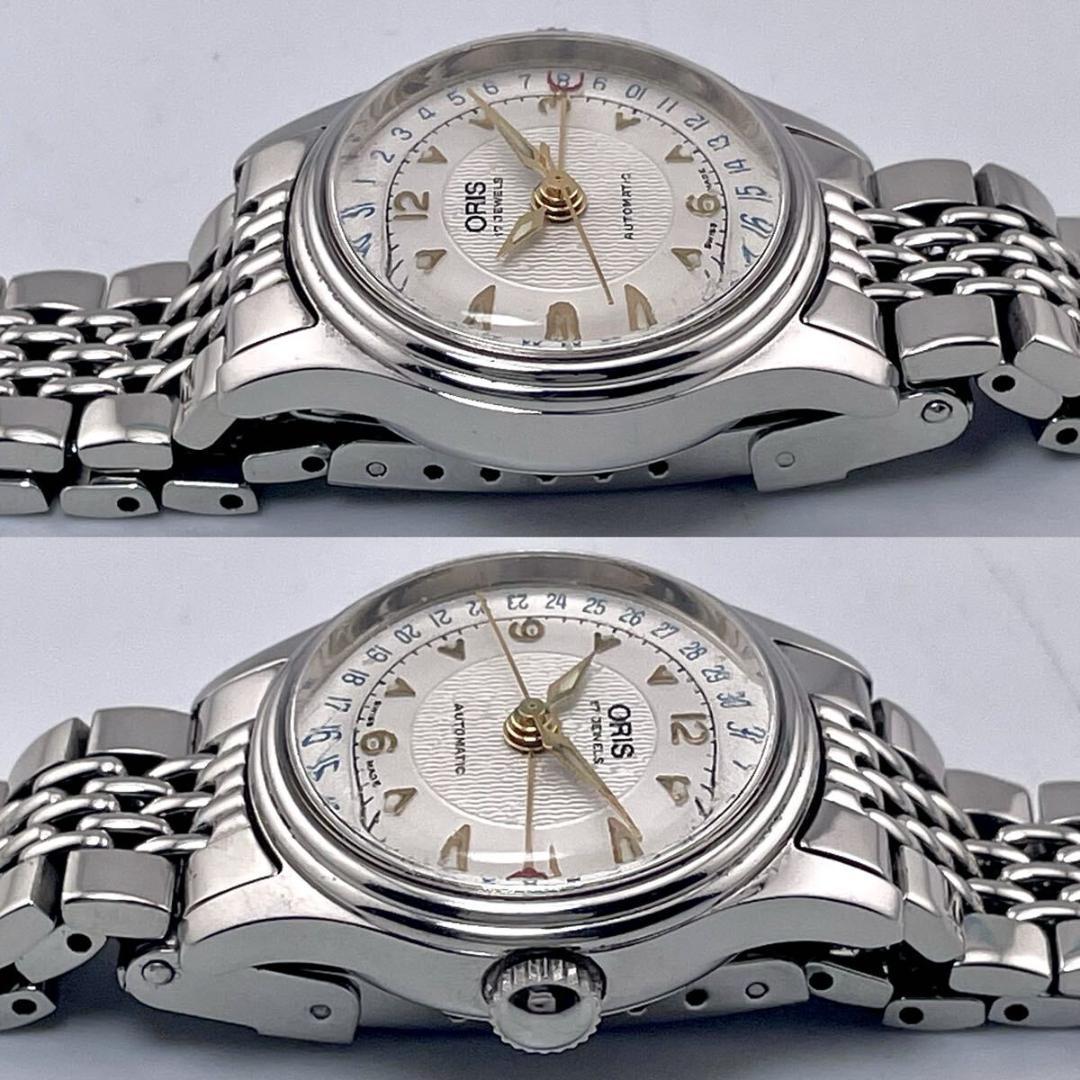 【極美品/稼働】オリス ポインターデイト ビッグクラウン 7405 自動巻 時計