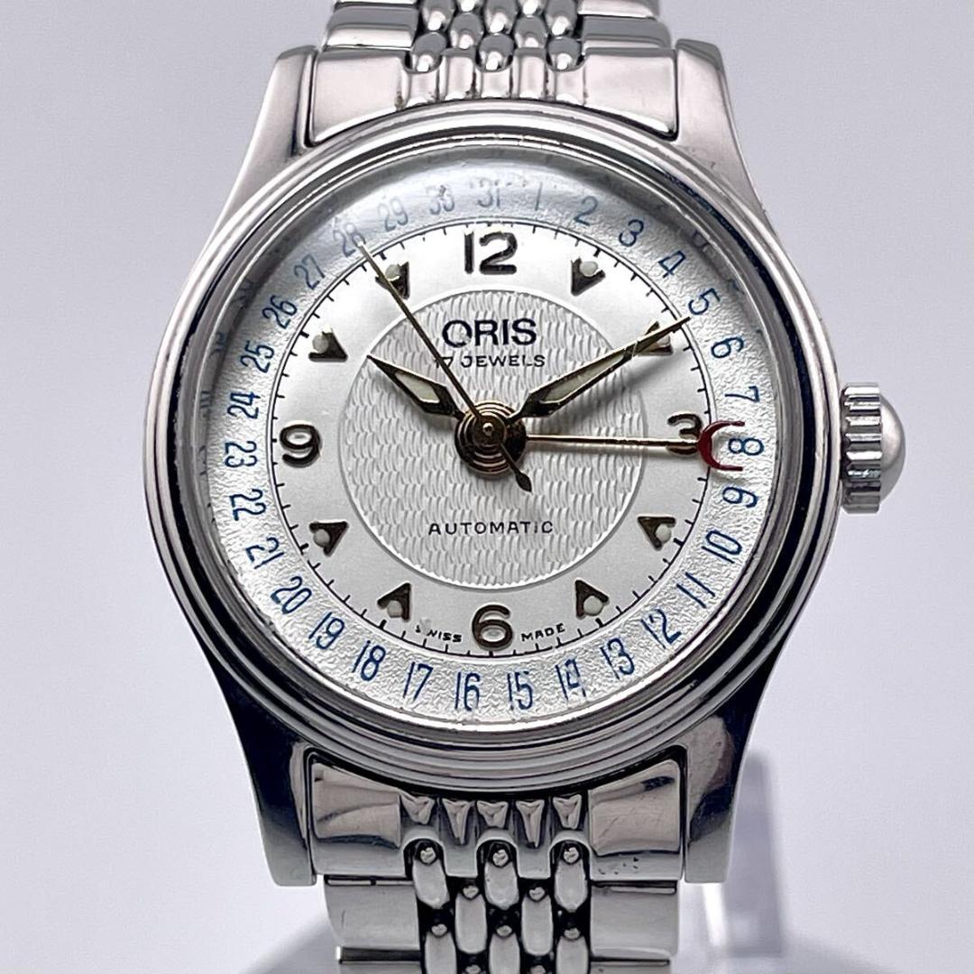 【極美品/稼働】オリス ポインターデイト ビッグクラウン 7405 自動巻 時計