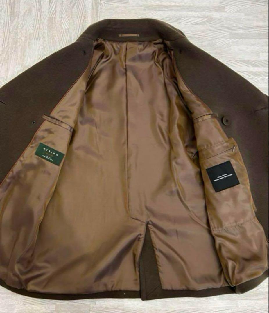 【美品】ピーコート　ユナイテッドアローズ　ブラウン