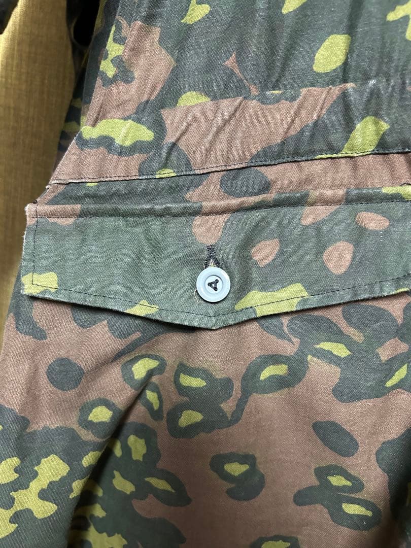 ナチス　ドイツ軍　オークリーフカモ　スモック　リバーシブル