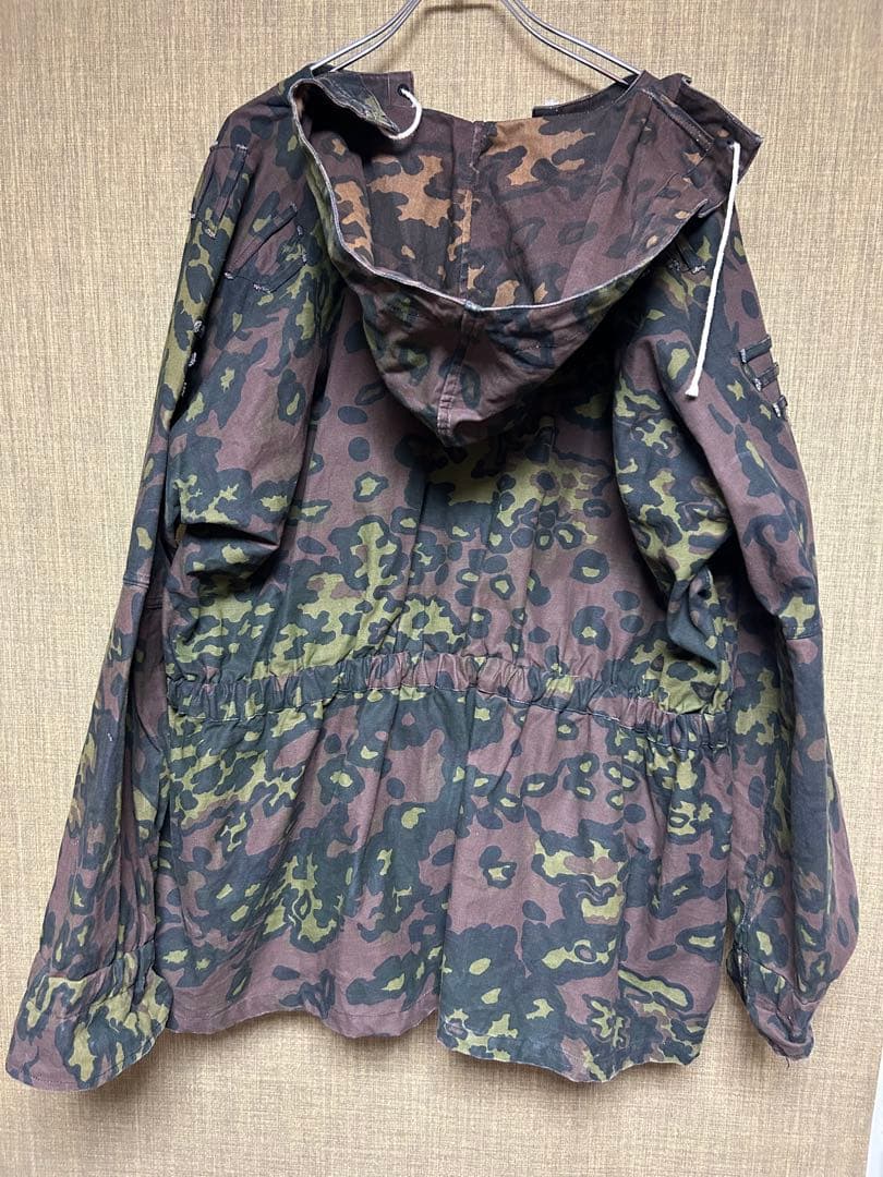 ナチス　ドイツ軍　オークリーフカモ　スモック　リバーシブル