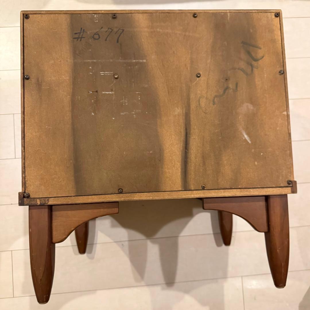 ドレクセル ヘリテイジ リシェル シンガー ナイトテーブル 米軍家具