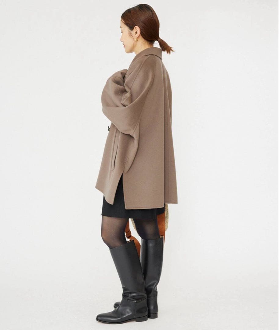 【IENA】スーパー160ダブルフェイスショートコート