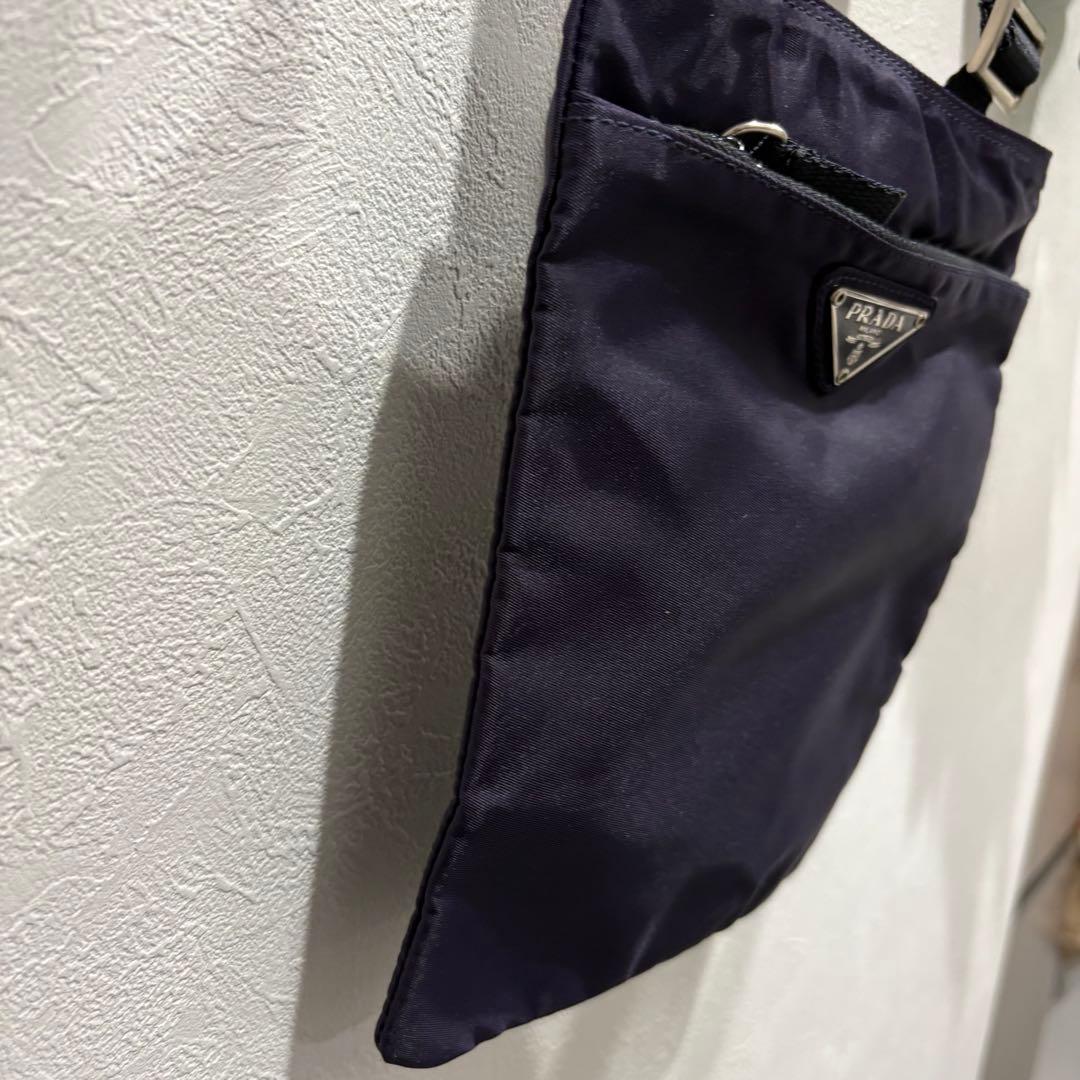 M*S様 PRADA プラダ ショルダーバッグ サコッシュ ナイロン　パープル