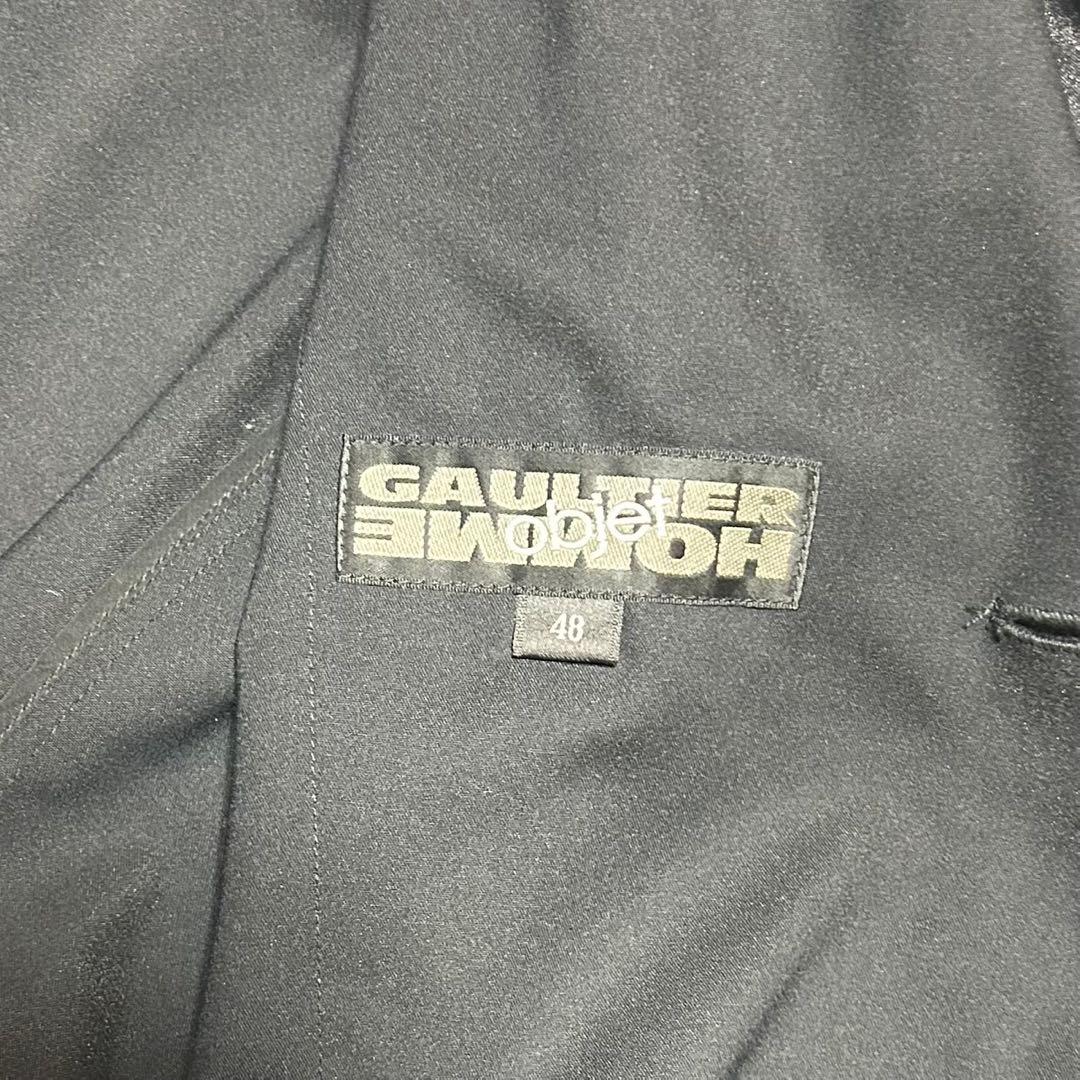 GAULTIER HOMME テーラードジャケット 48 黒