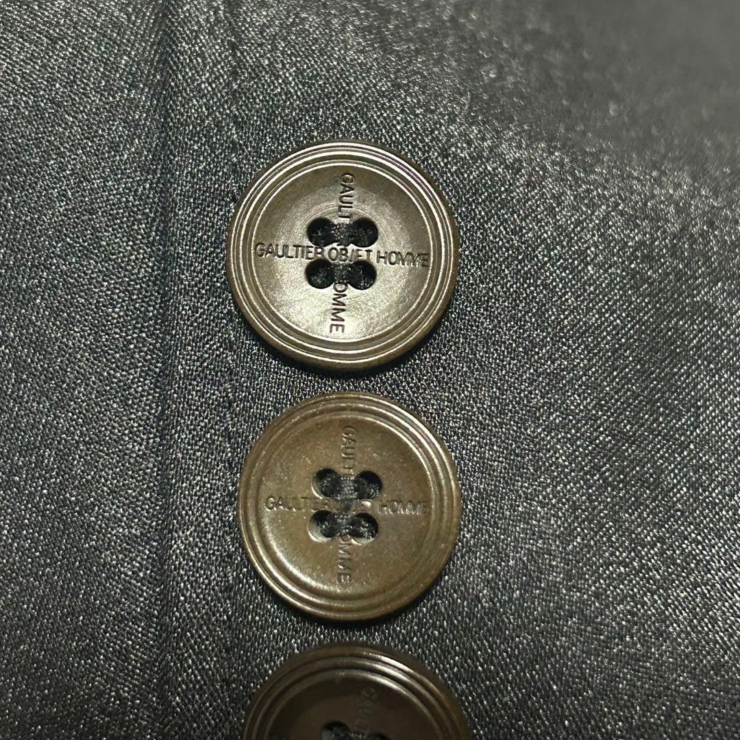 GAULTIER HOMME テーラードジャケット 48 黒