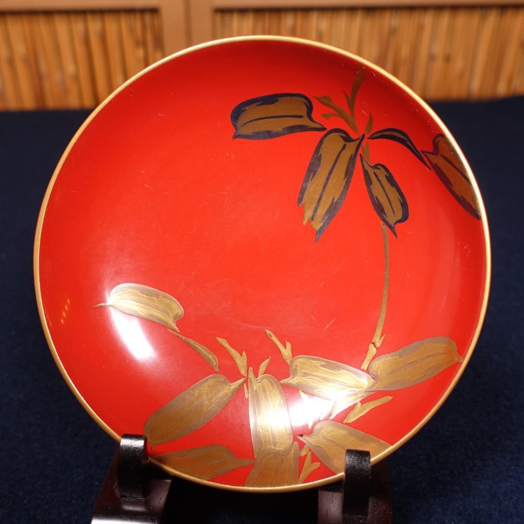 最高級京漆器 三上揚光堂 松竹梅蒔絵 花月台 三つ組盃揃 共箱