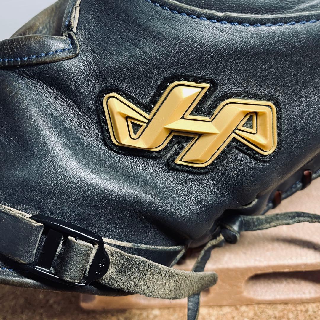 ハタケヤマ硬式捕手ミット／真心ブラック／一般.大人用