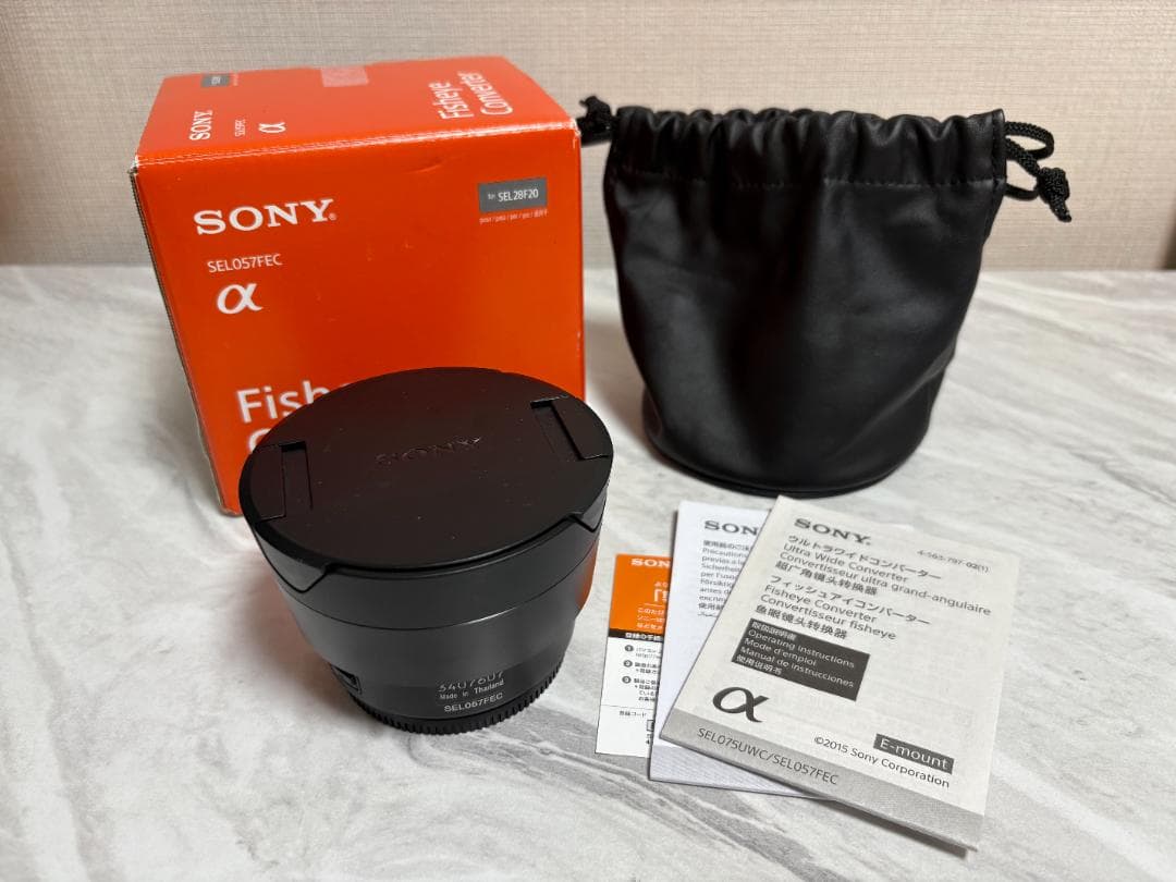 SONY ソニー フィッシュアイコンバーター SEL057FEC Eマウント