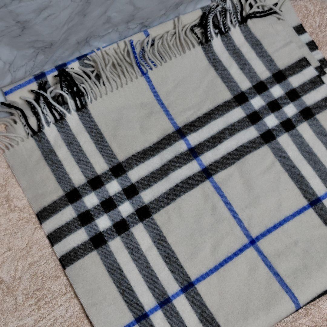 BURBERRY バーバリー マフラー　カシミヤ100% ビッグノバチェック