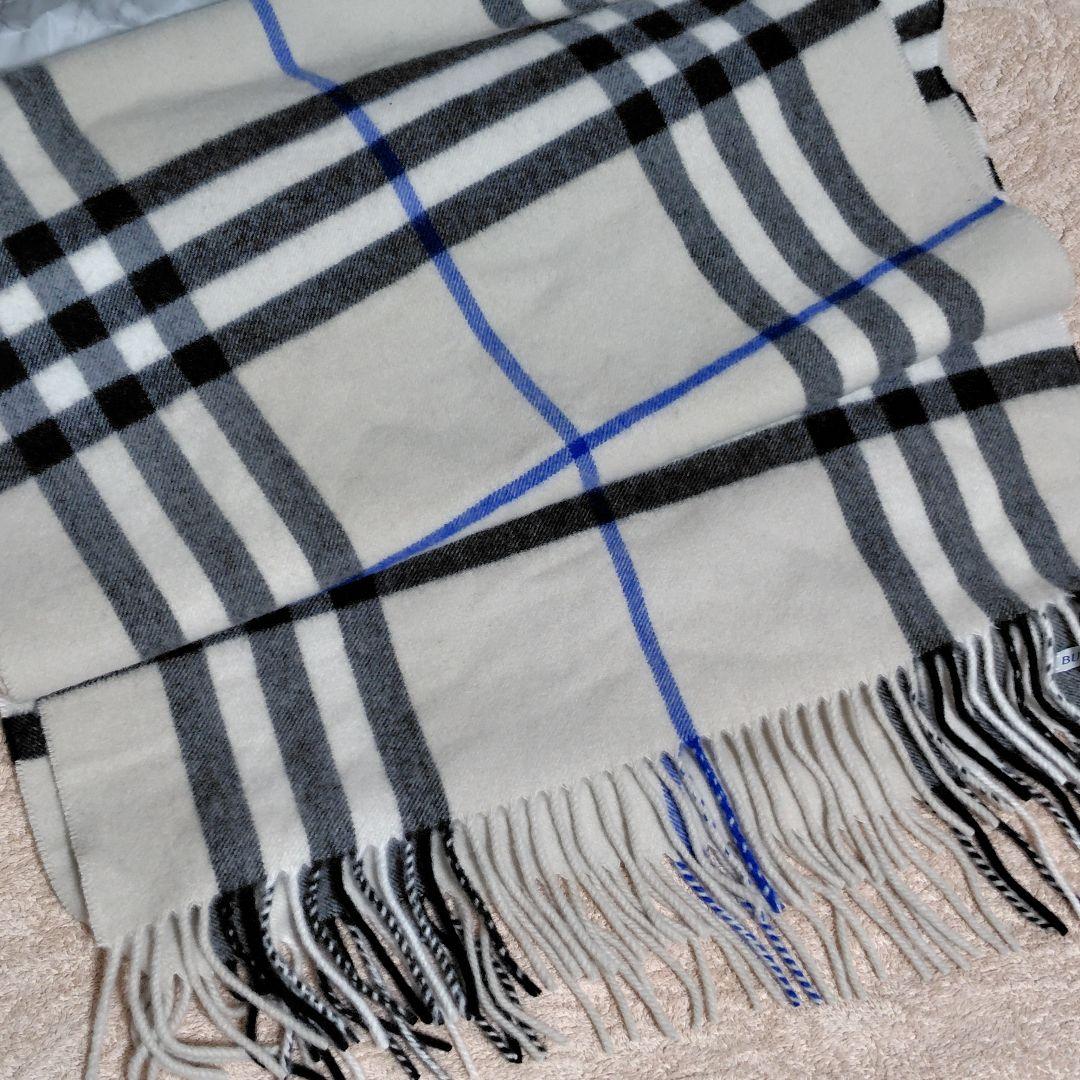 BURBERRY バーバリー マフラー　カシミヤ100% ビッグノバチェック