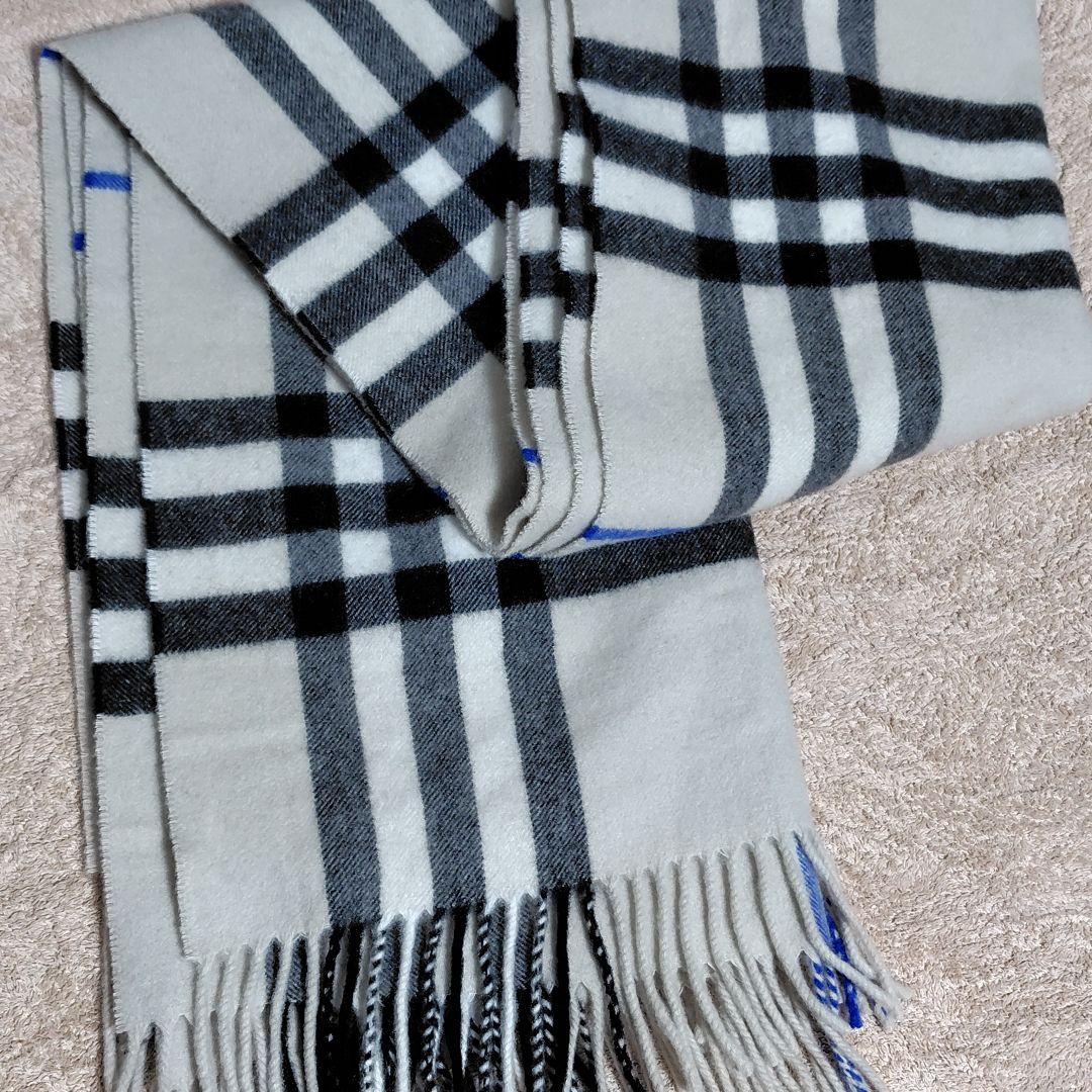 BURBERRY バーバリー マフラー　カシミヤ100% ビッグノバチェック
