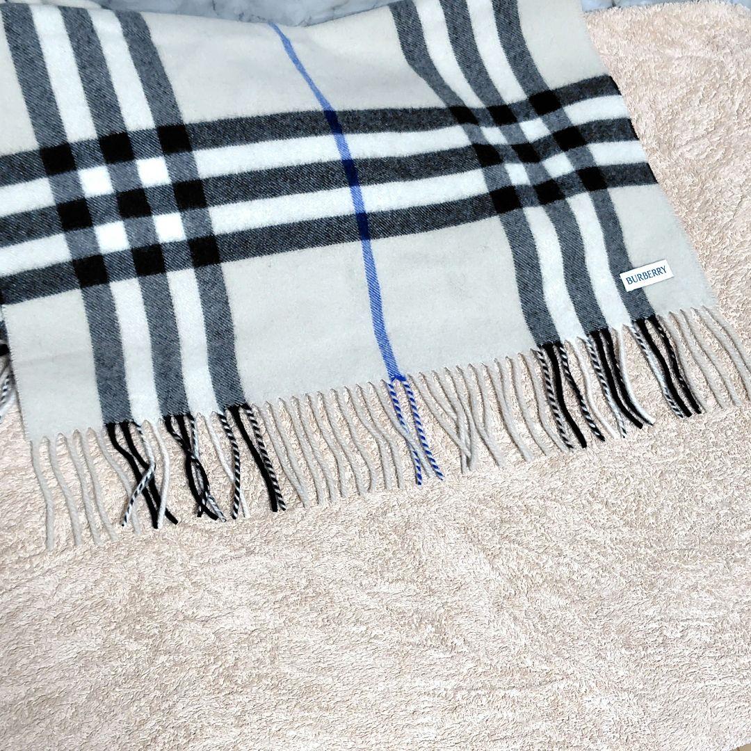 BURBERRY バーバリー マフラー　カシミヤ100% ビッグノバチェック