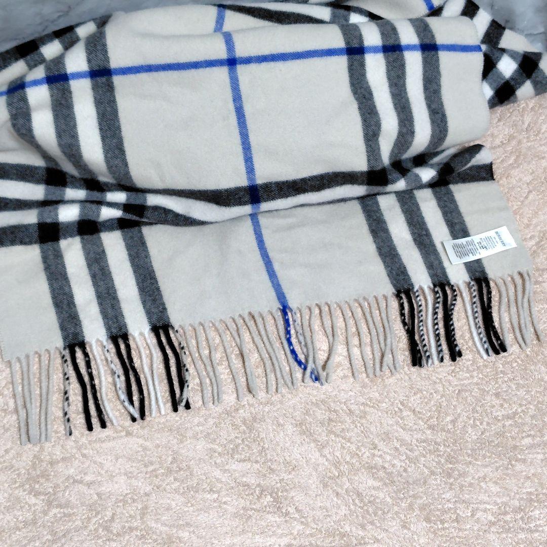 BURBERRY バーバリー マフラー　カシミヤ100% ビッグノバチェック