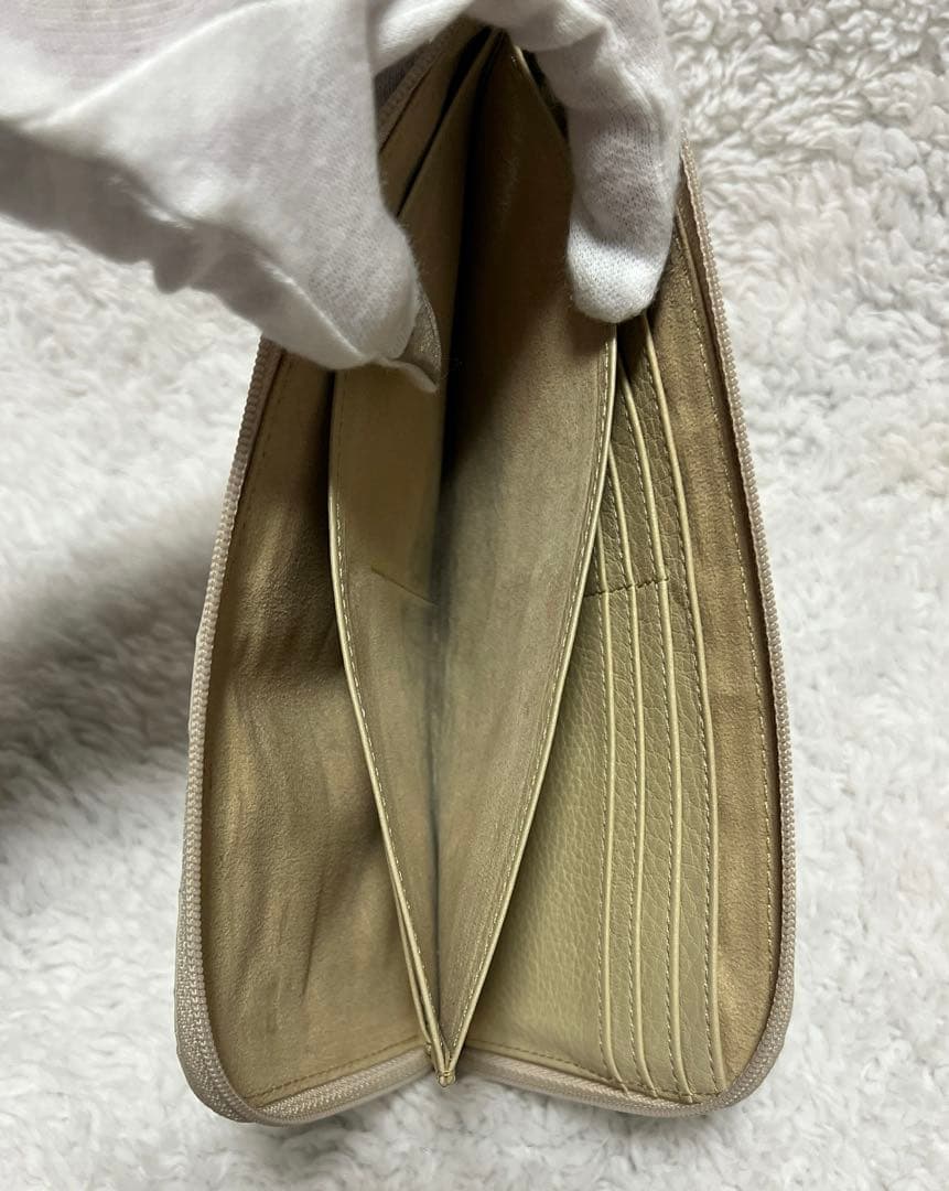 ATAO slimo スリモ ヴィトロ ブループリズム ステンドグラス 長財布