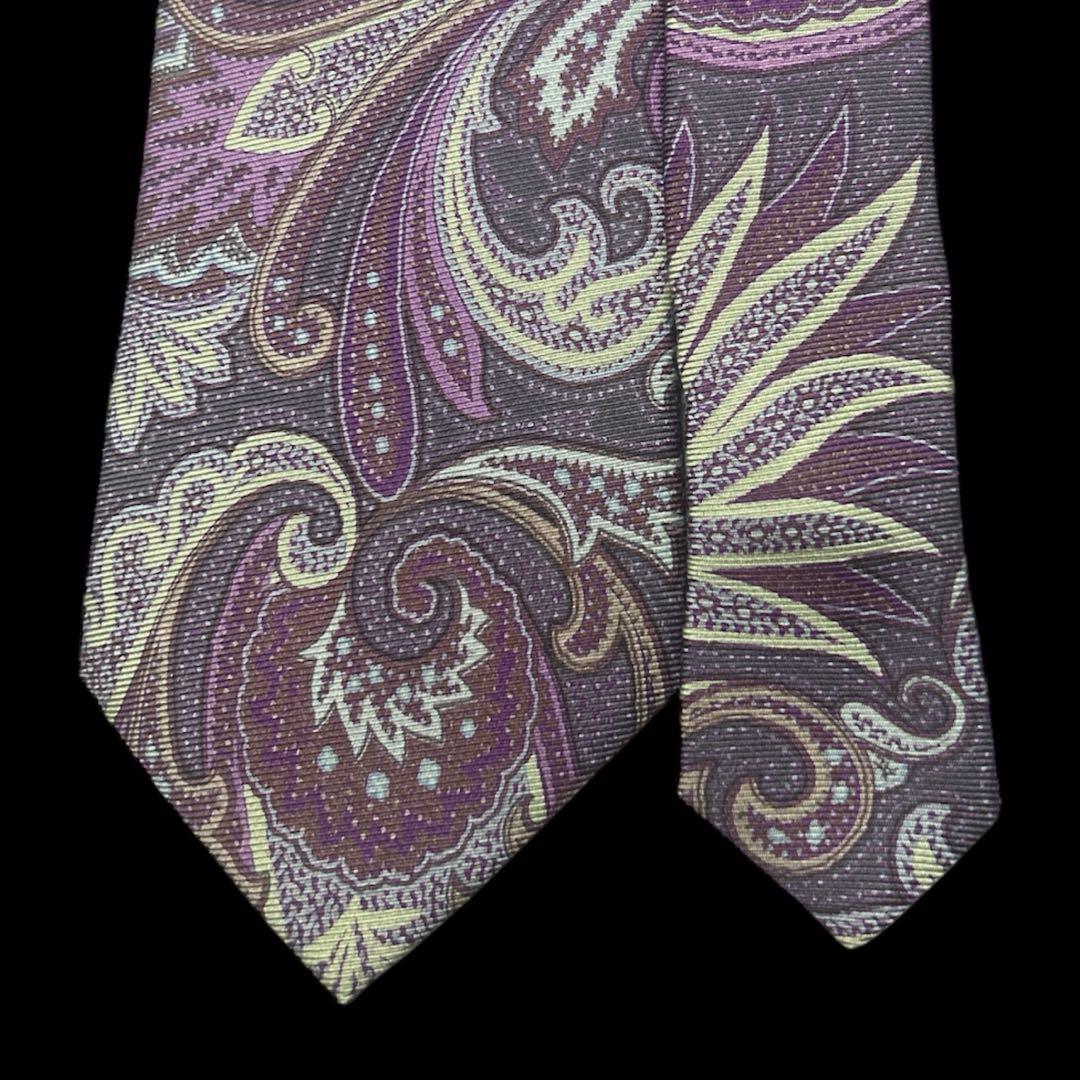 新品未使用　世界最高峰　エトロ ペーズリー　ネクタイ