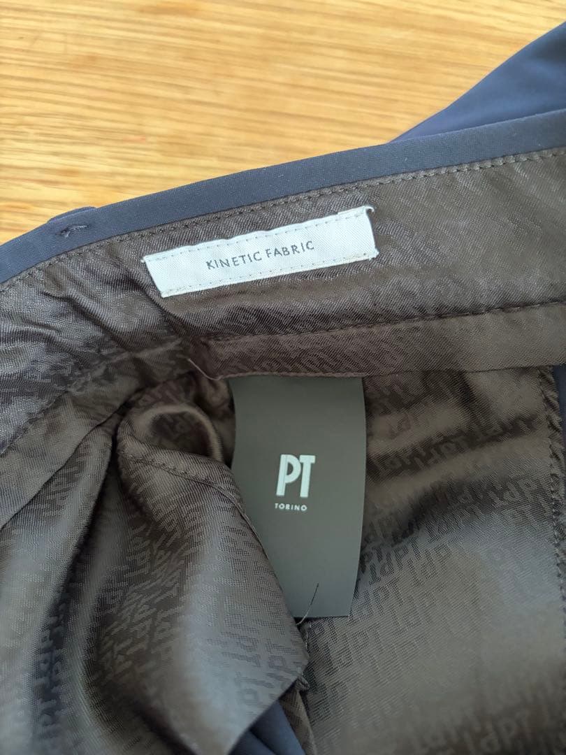 PT TORINO EPSILON ネイビー テーパードパンツ 美品 定価4万