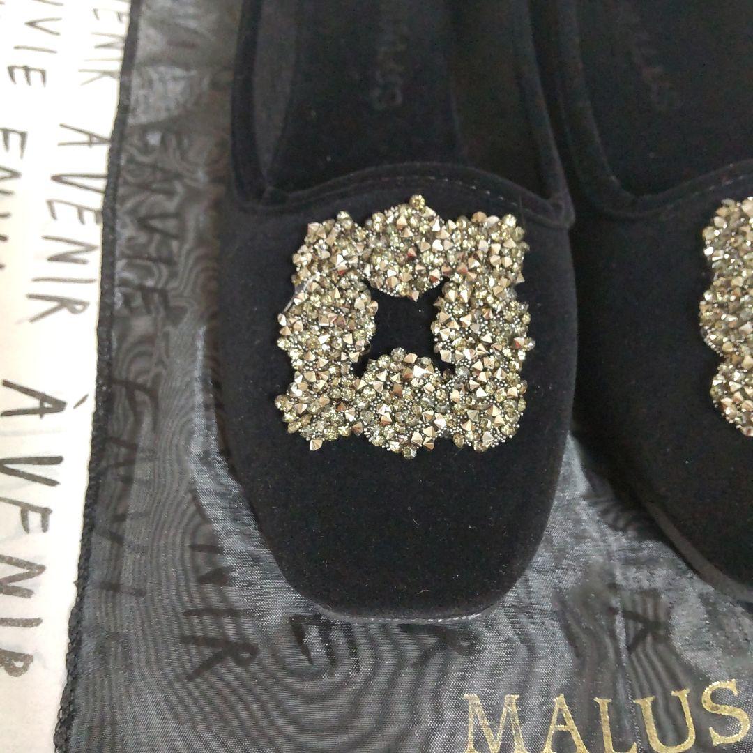 新品♡IENA♡2025MALUS／マリュスVELVETBIJOU SHOES