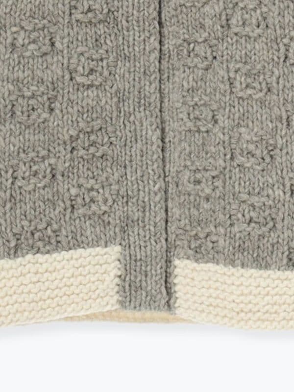 SM2＊ tsuharu ＊ペルーニット手編み前後着ベスト＊ベージュ★ 新品 ★