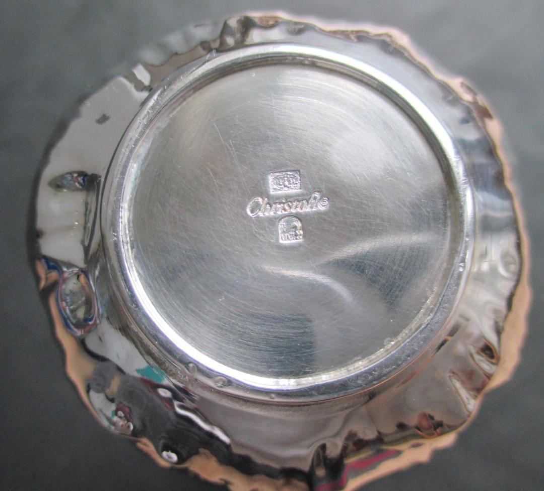 極美品☆仏蘭西高級銀器クリストフルシルバー銀P　花瓶　フラワーベース　オニオン