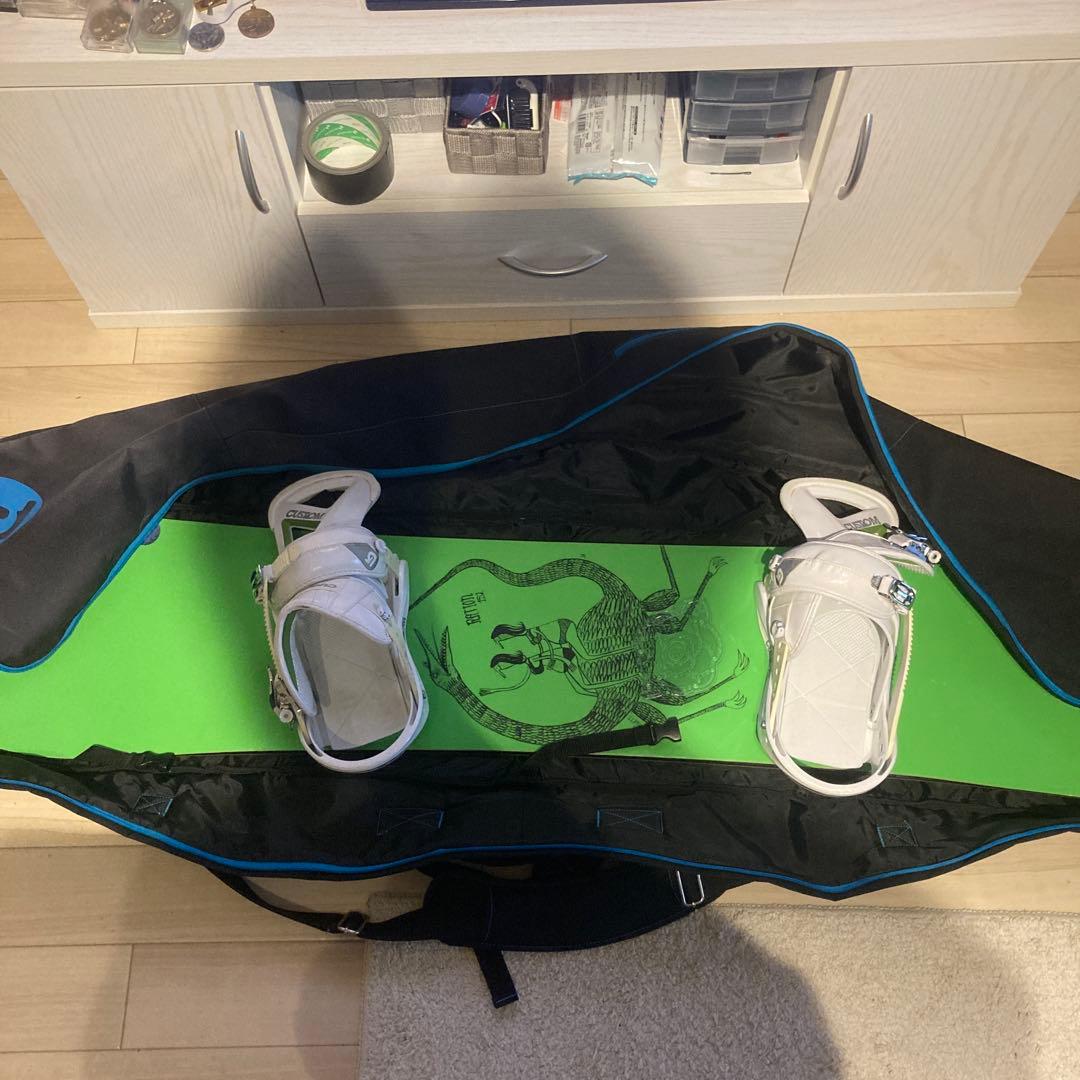 Burton152 スノーボード バインディング付き