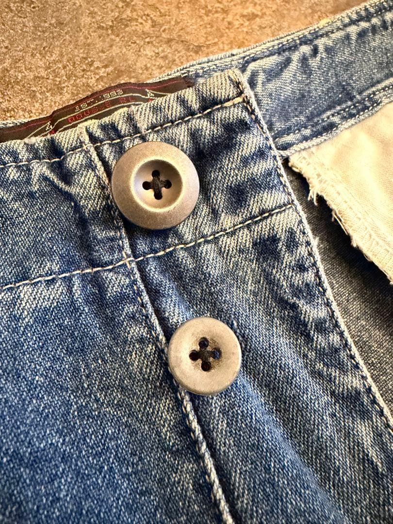 90s RRL DoubleRL 三つ星タグ デニムカーゴパンツ W32