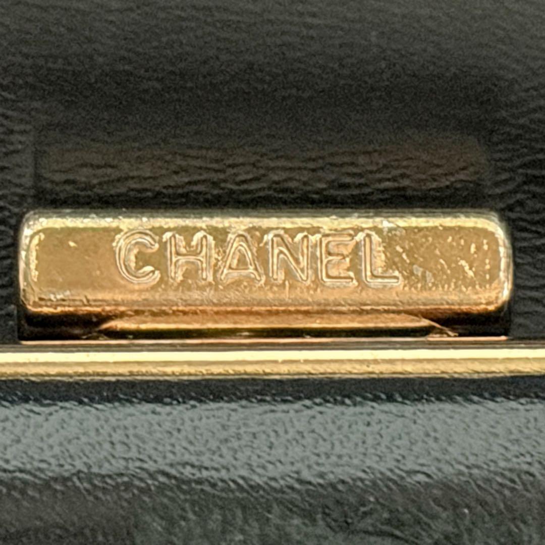 【CHANEL 】シャネル 長財布 キャビアスキン ココマーク ブラック