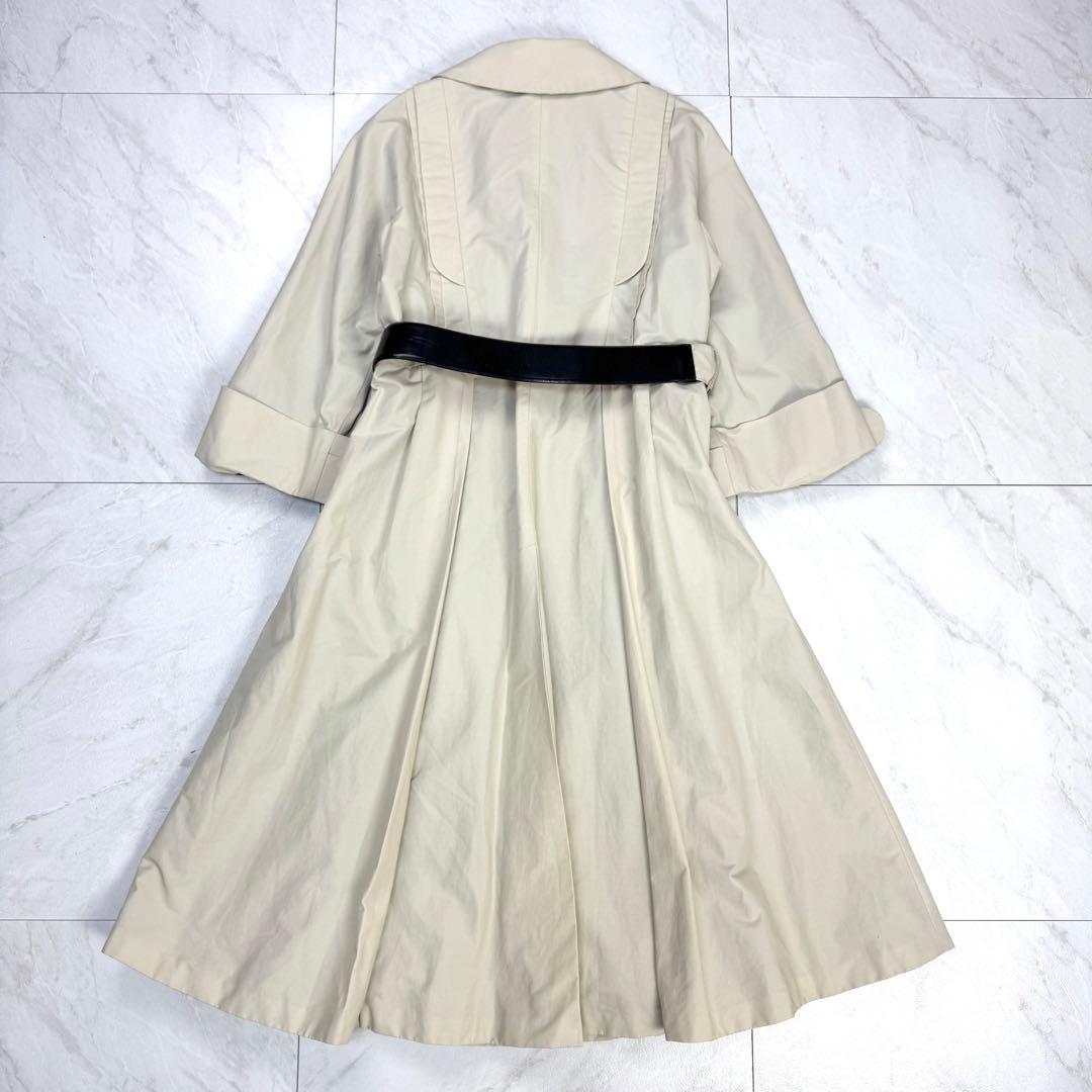 グッチ トムフォード期 ナイロン トレンチコート ヘップバーン型 レザーベルト