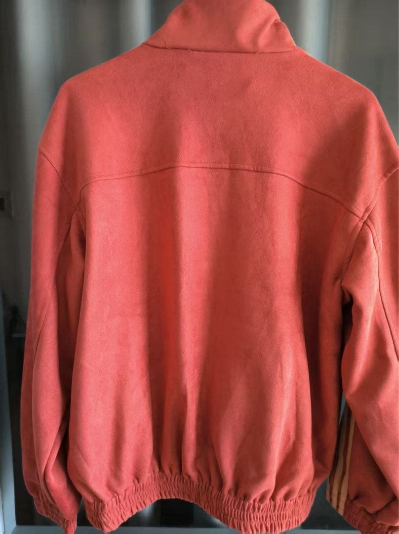 海外限定 アディダス 巳年 トラック スエード ジャケット レッド XL