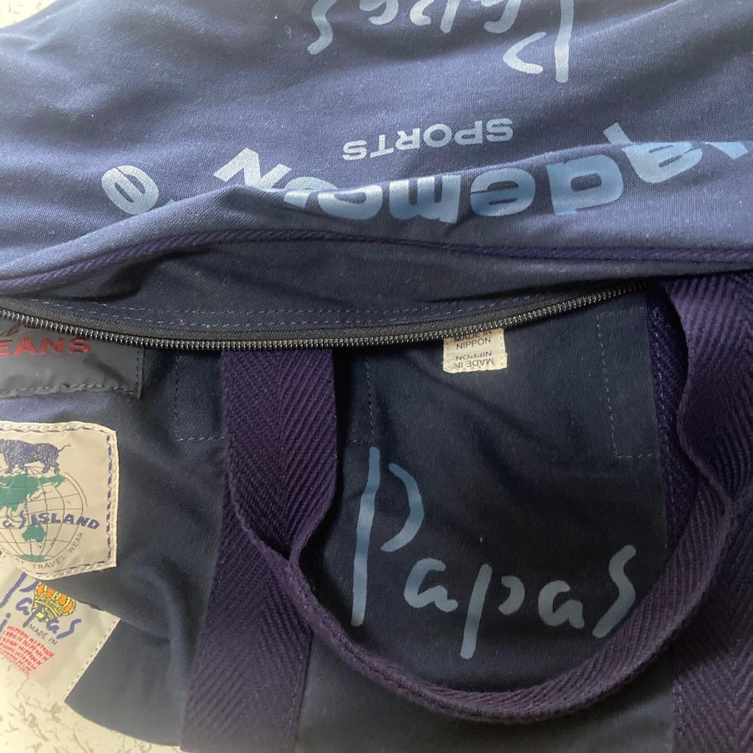 Papas エコバッグ Vegas Jeans ネイビー