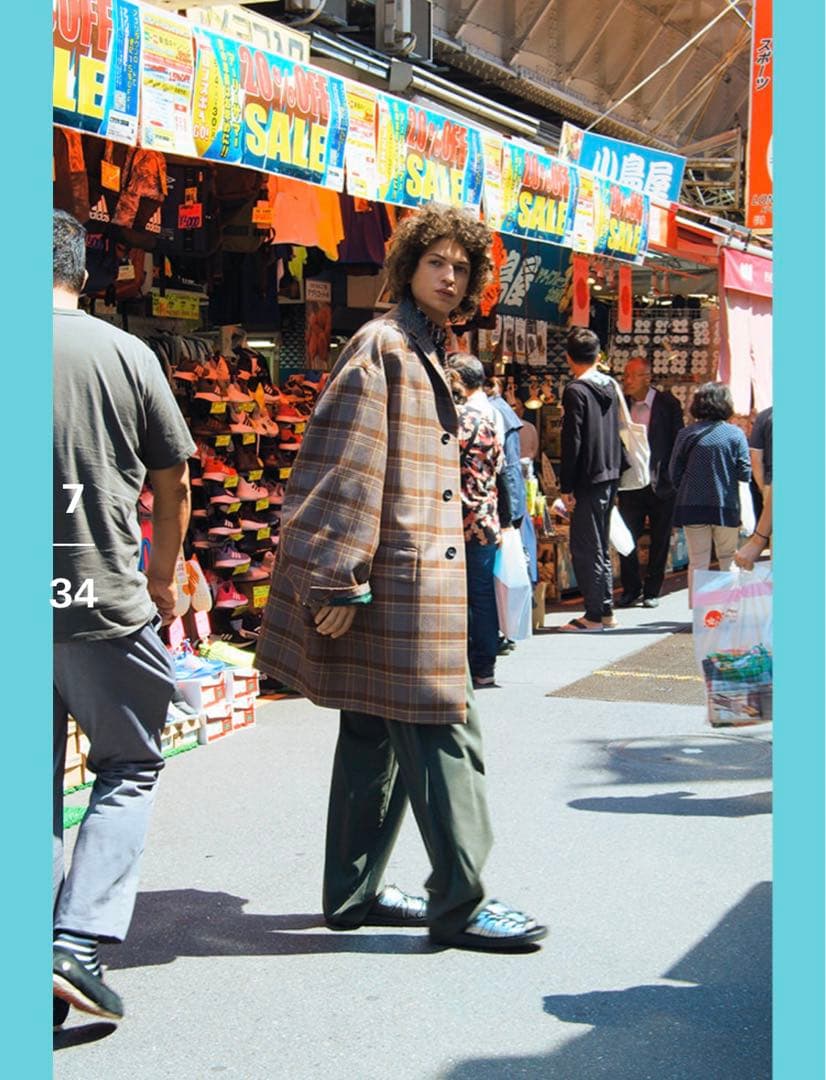 kolor 20ss コート　オーバーサイズ　コート　ブラウンベージュ　1