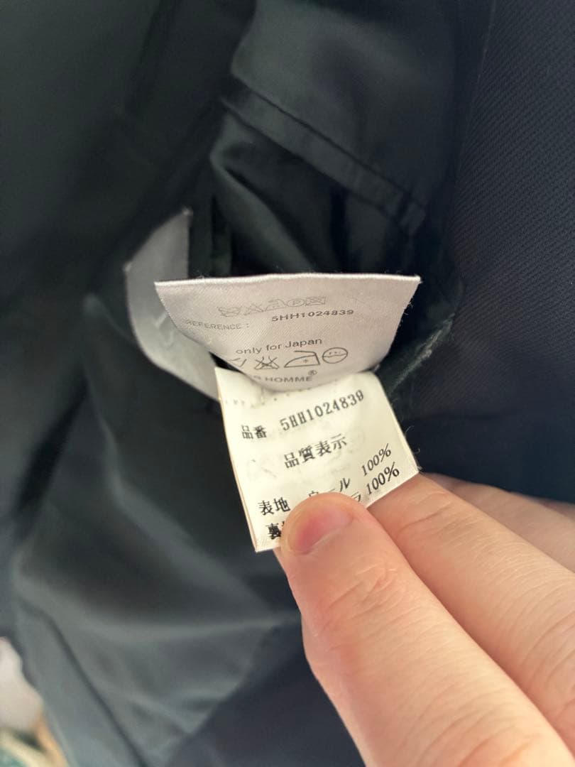 dior homme 05aw 44 GLAM期　ピークド　テーラドジャケット。