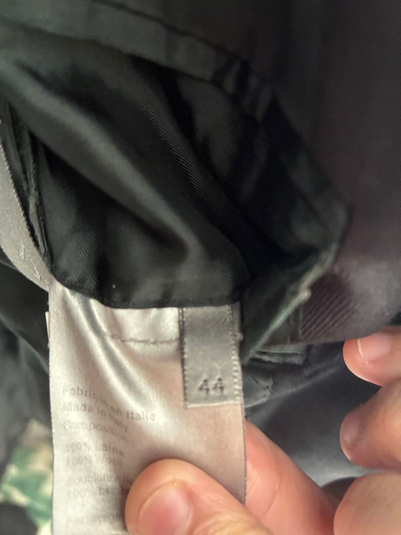 dior homme 05aw 44 GLAM期　ピークド　テーラドジャケット。