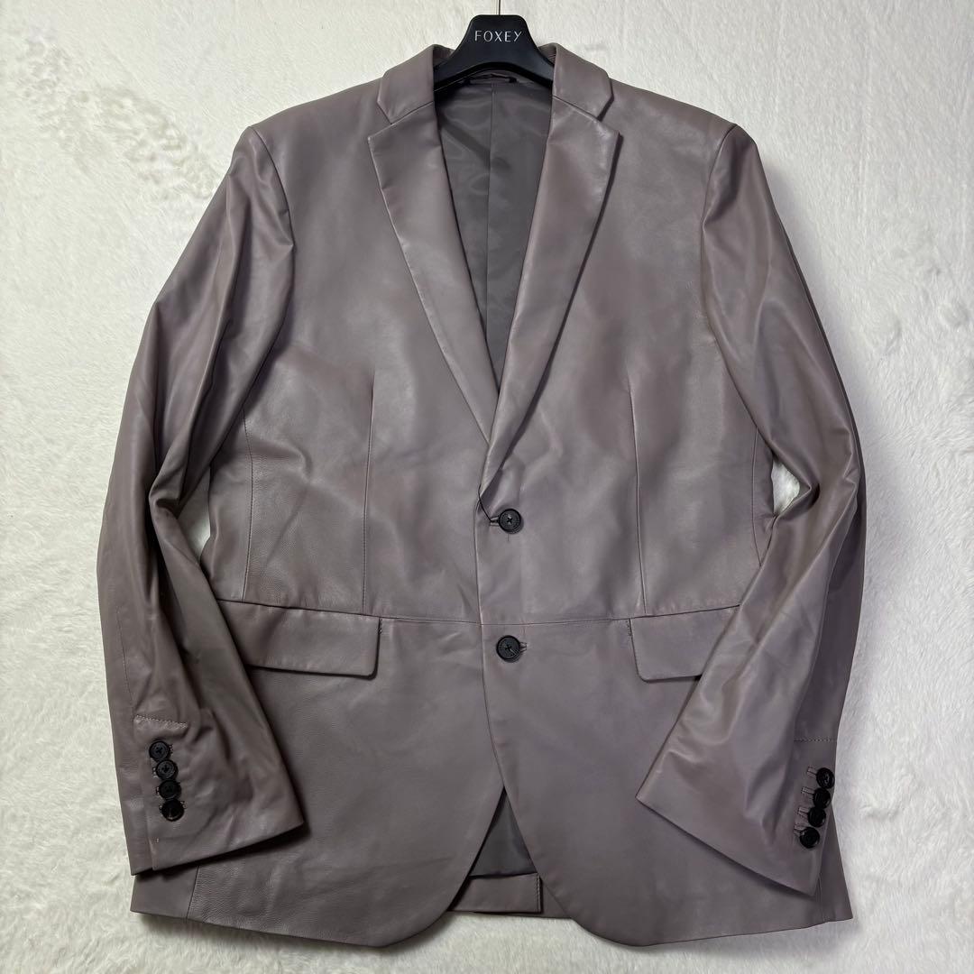 新品 2024年 XL joseph homme テーラードジャケット 羊革