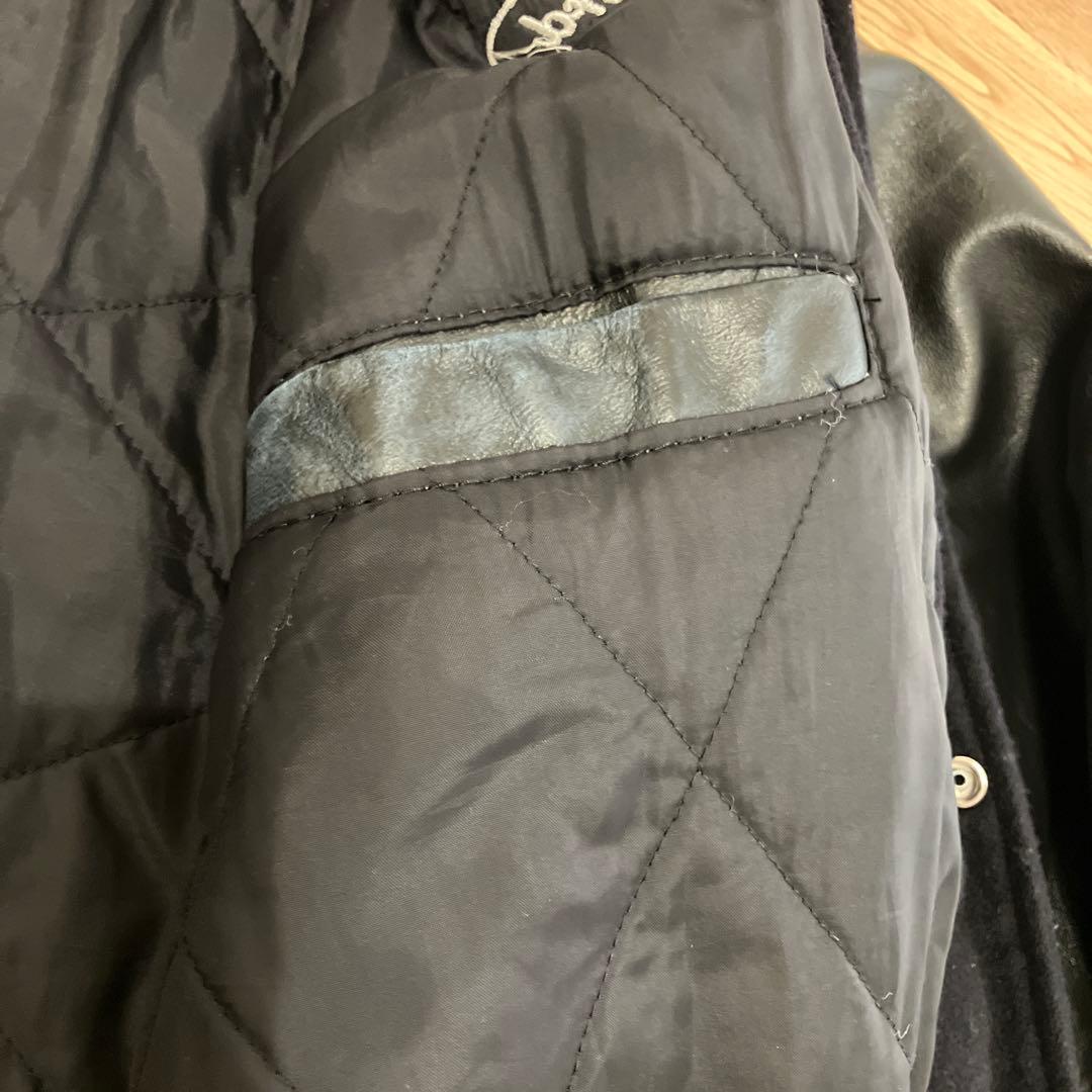 90s ヴィンテージ USA製 【Ford 】 本革レザー ウール スタジャン