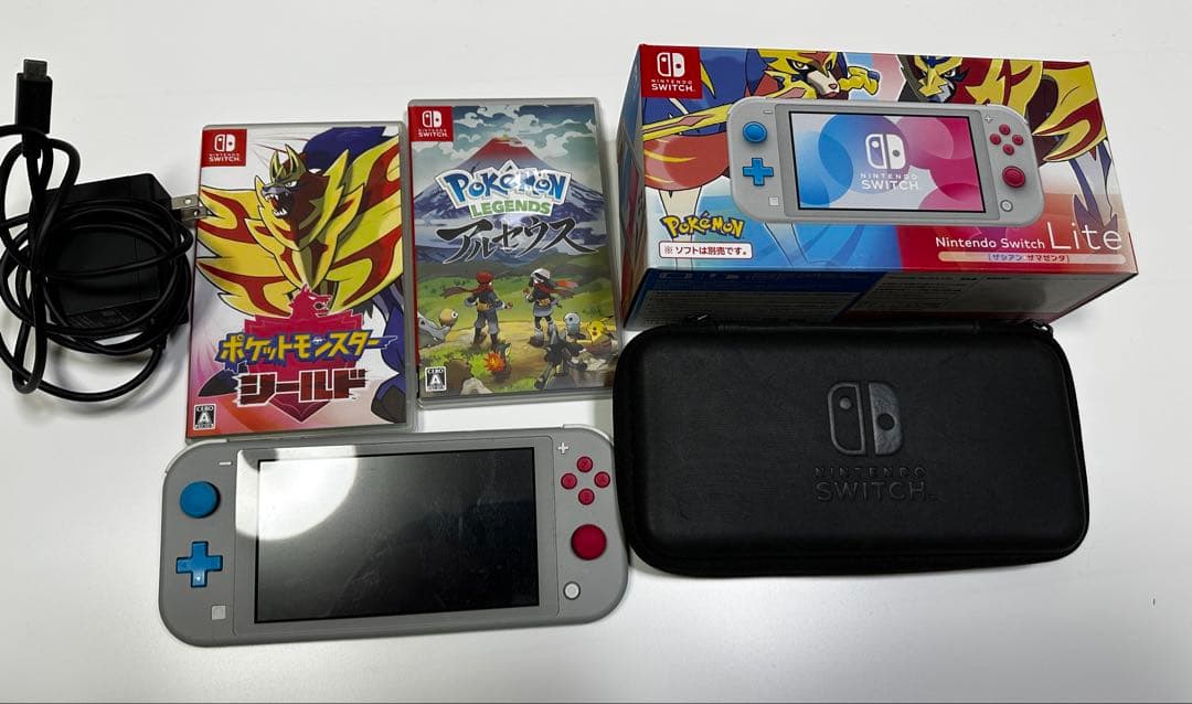 Nintendo Switch Lite ザシアン・マゼンタ周辺グッズセット