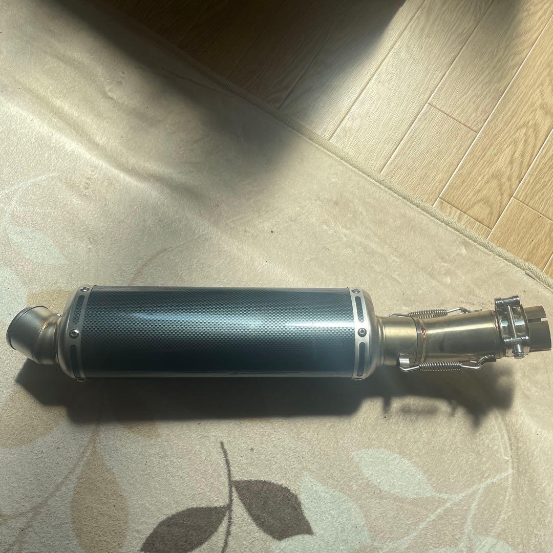 ニンジャ400 スリップオンカーボンマフラー