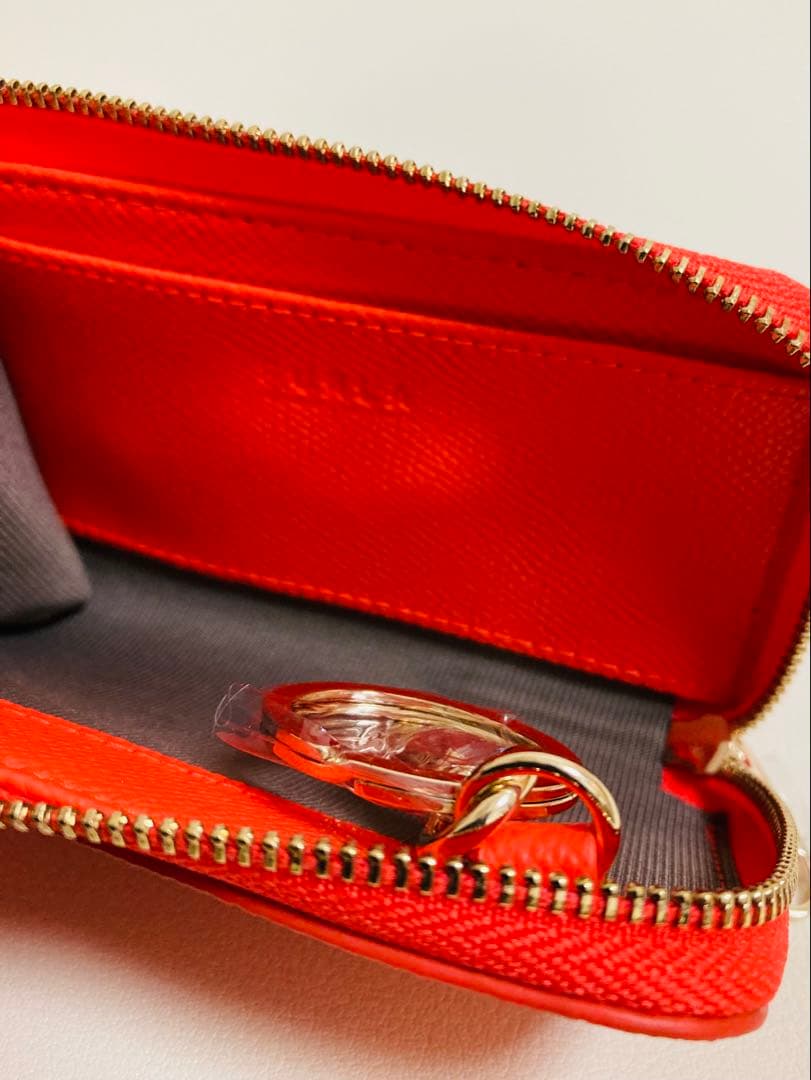 新品 FURLA キーケース オレンジ フルラ