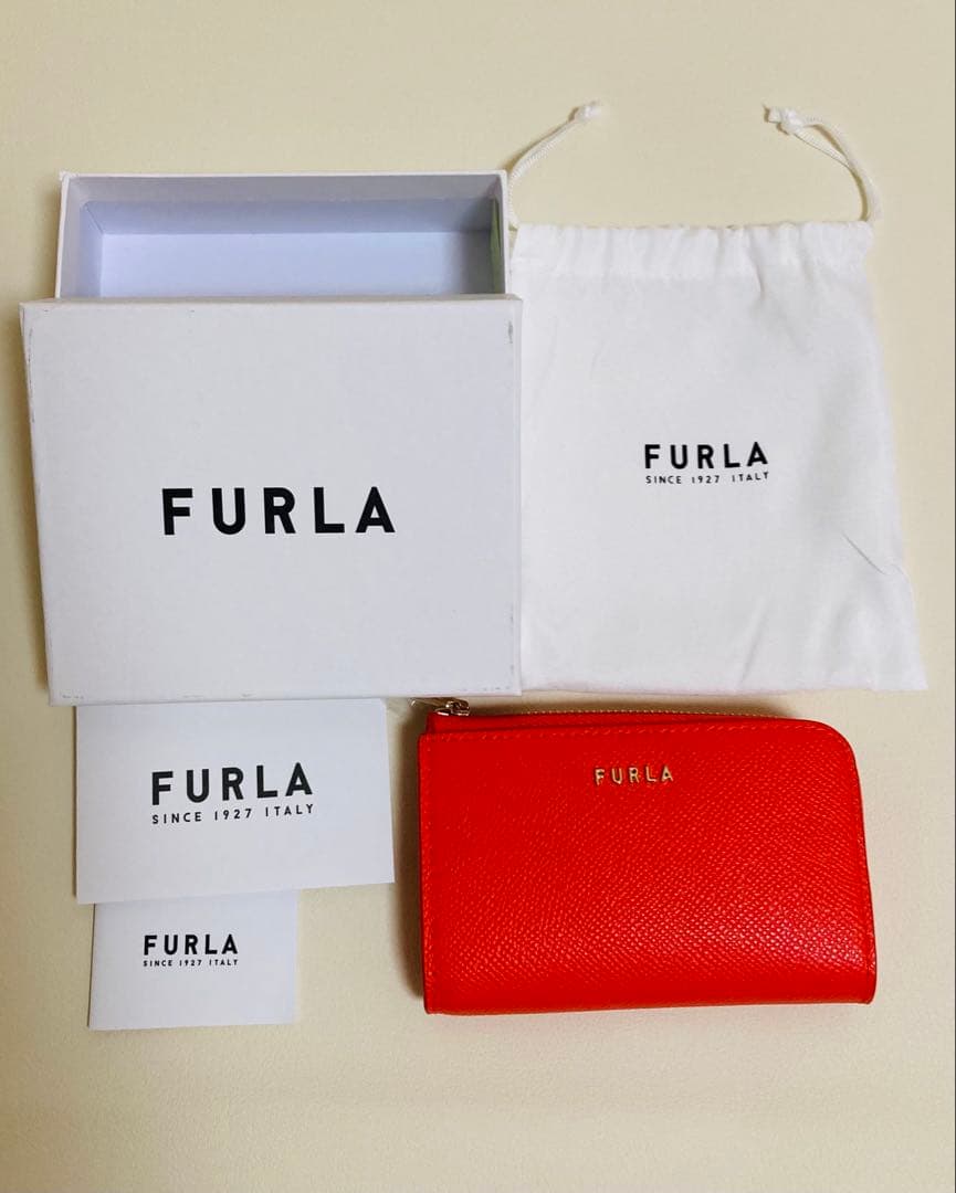 新品 FURLA キーケース オレンジ フルラ