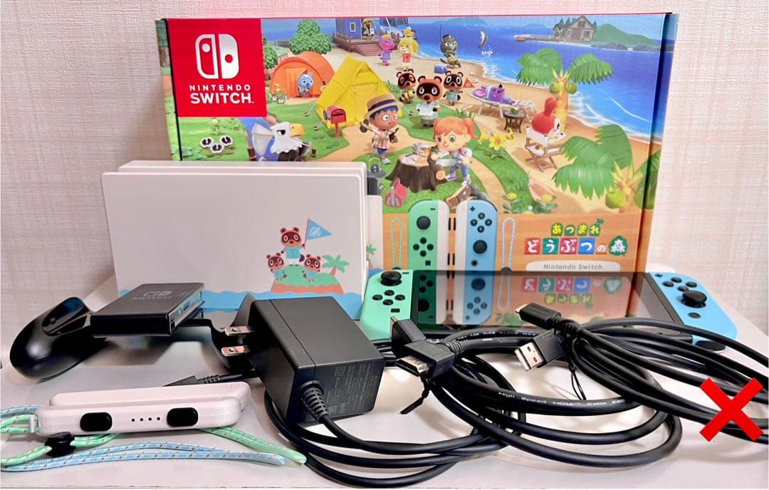 【Switch】あつ森版 本体/付属品欠け無し【SDカード128GB付】最終値引